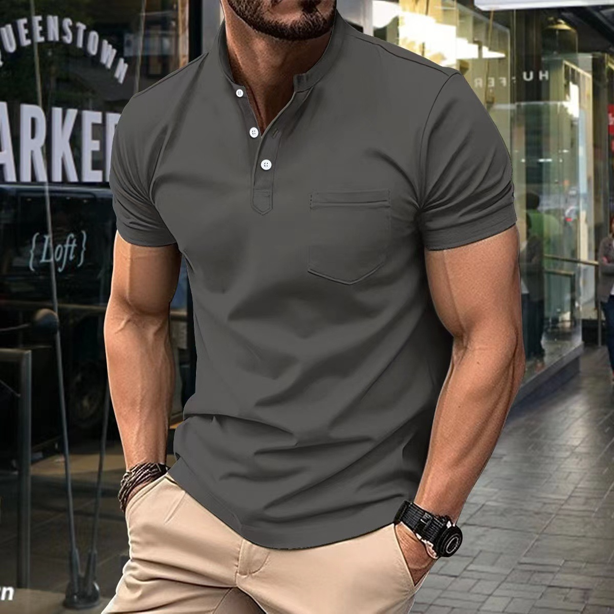Julian® | Sculpted V-Neck T-Shirt