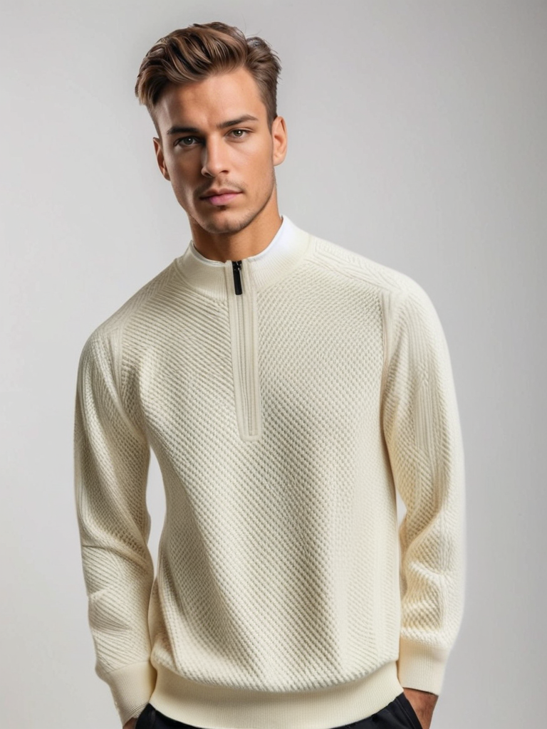 Luxe Herensweater van Pure Wol