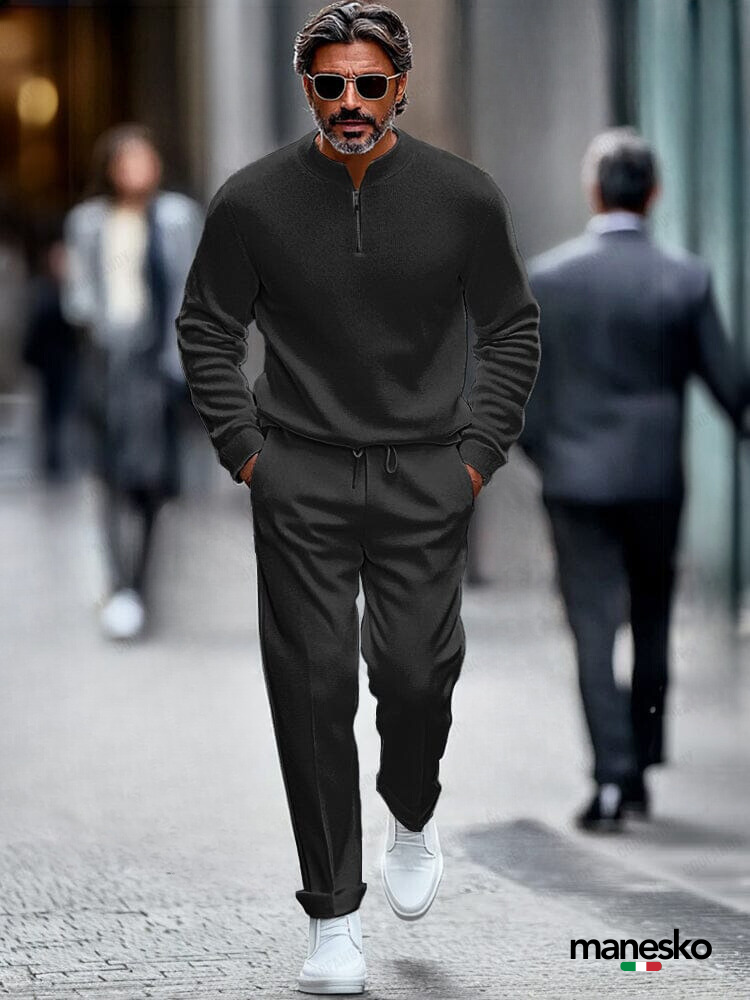 Fernando - Quarter Zip Tracksuit Set
