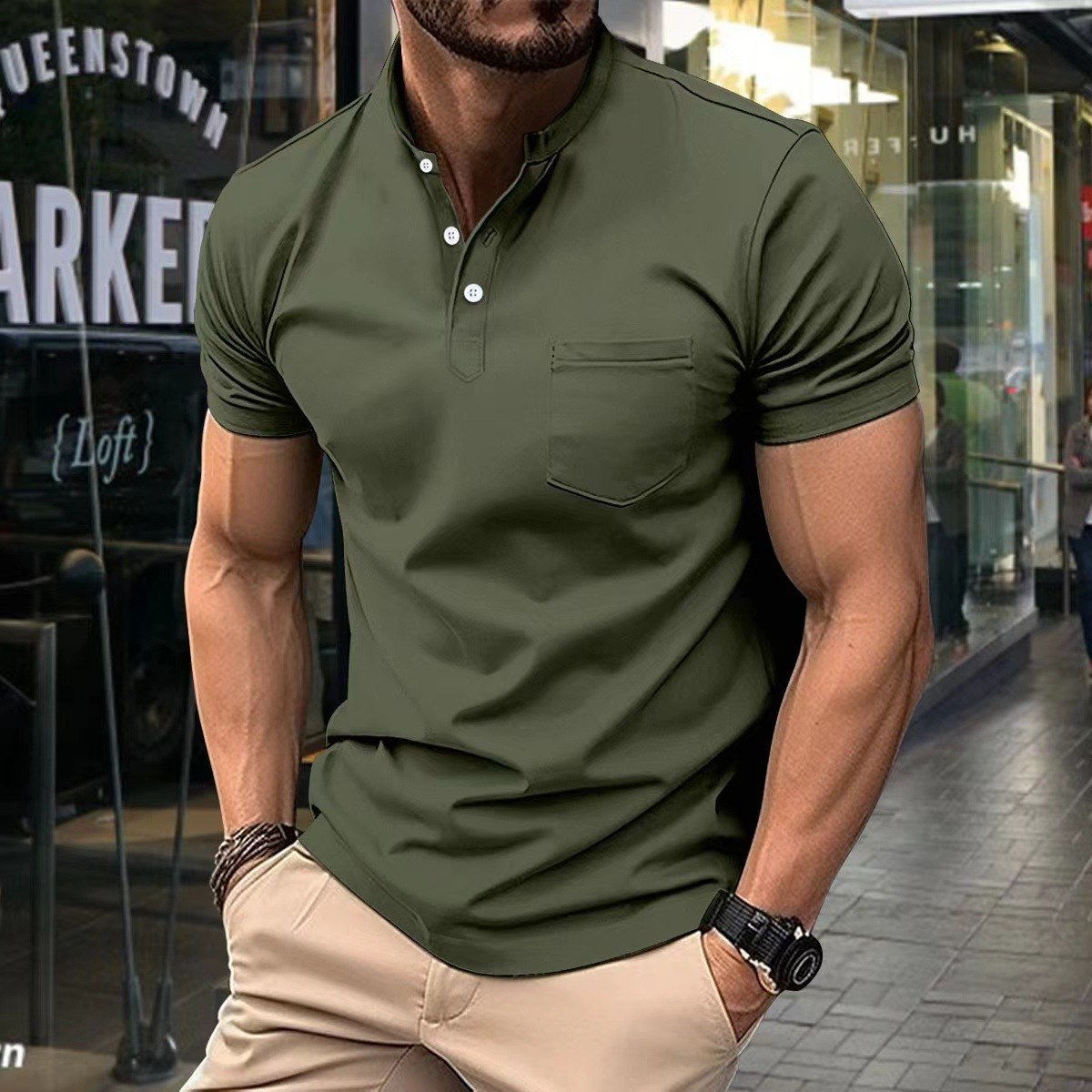 Julian® | Sculpted V-Neck T-Shirt