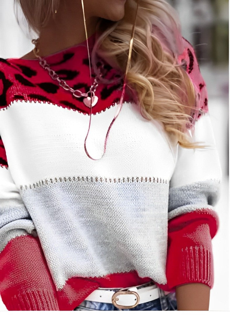 Lela® | Leopard print sweater