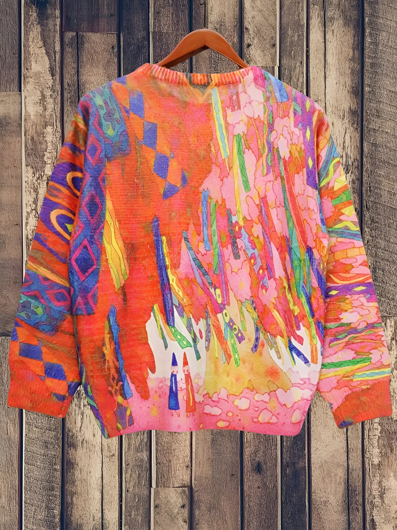 Antonella™ | Maglione girocollo con stampa grafica