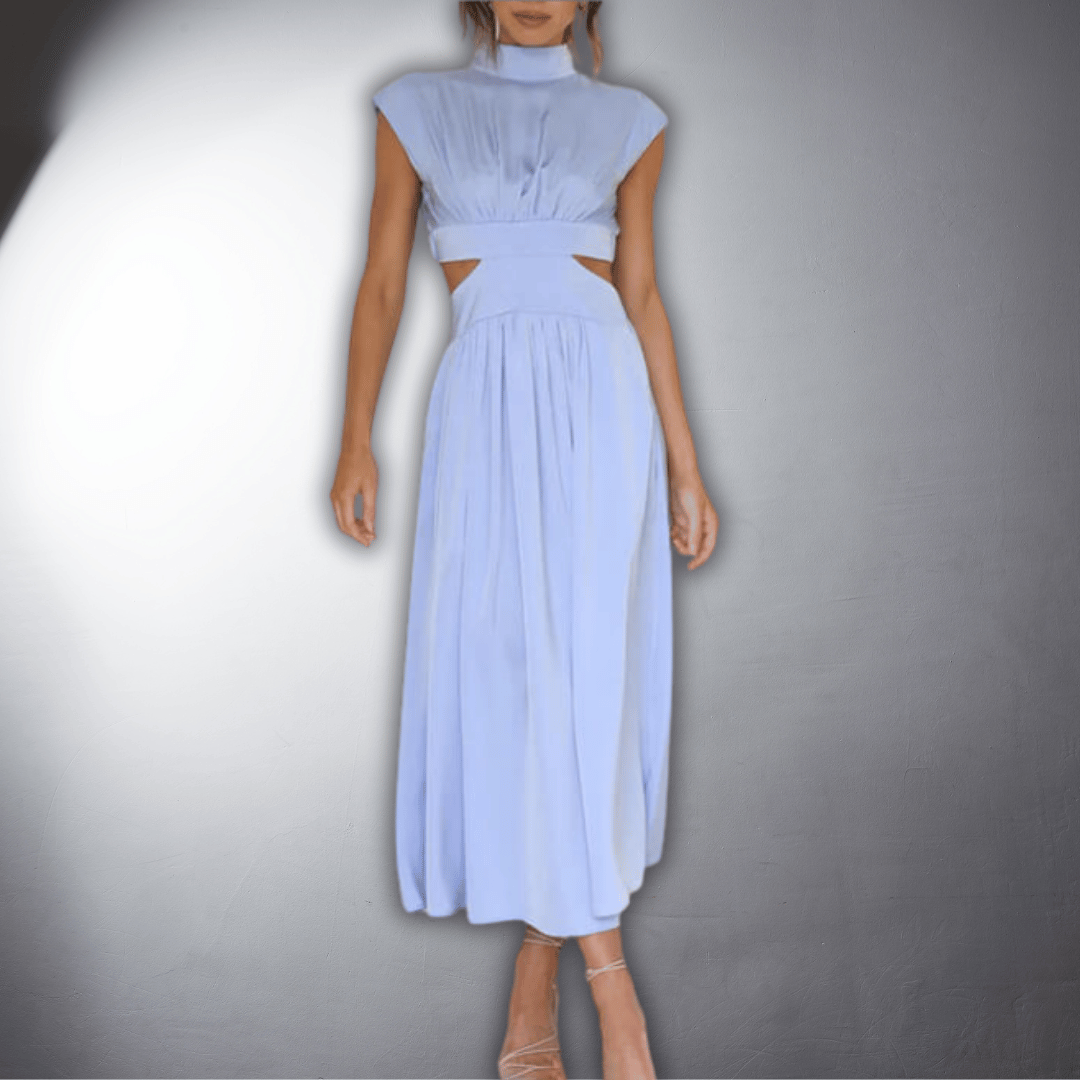 Ilona | Abito Plissettato Vegano con Comfort Premium