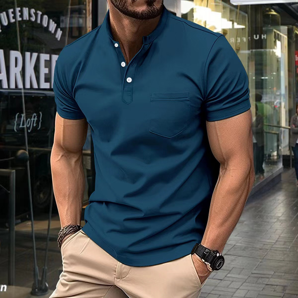 Julian® | Sculpted V-Neck T-Shirt