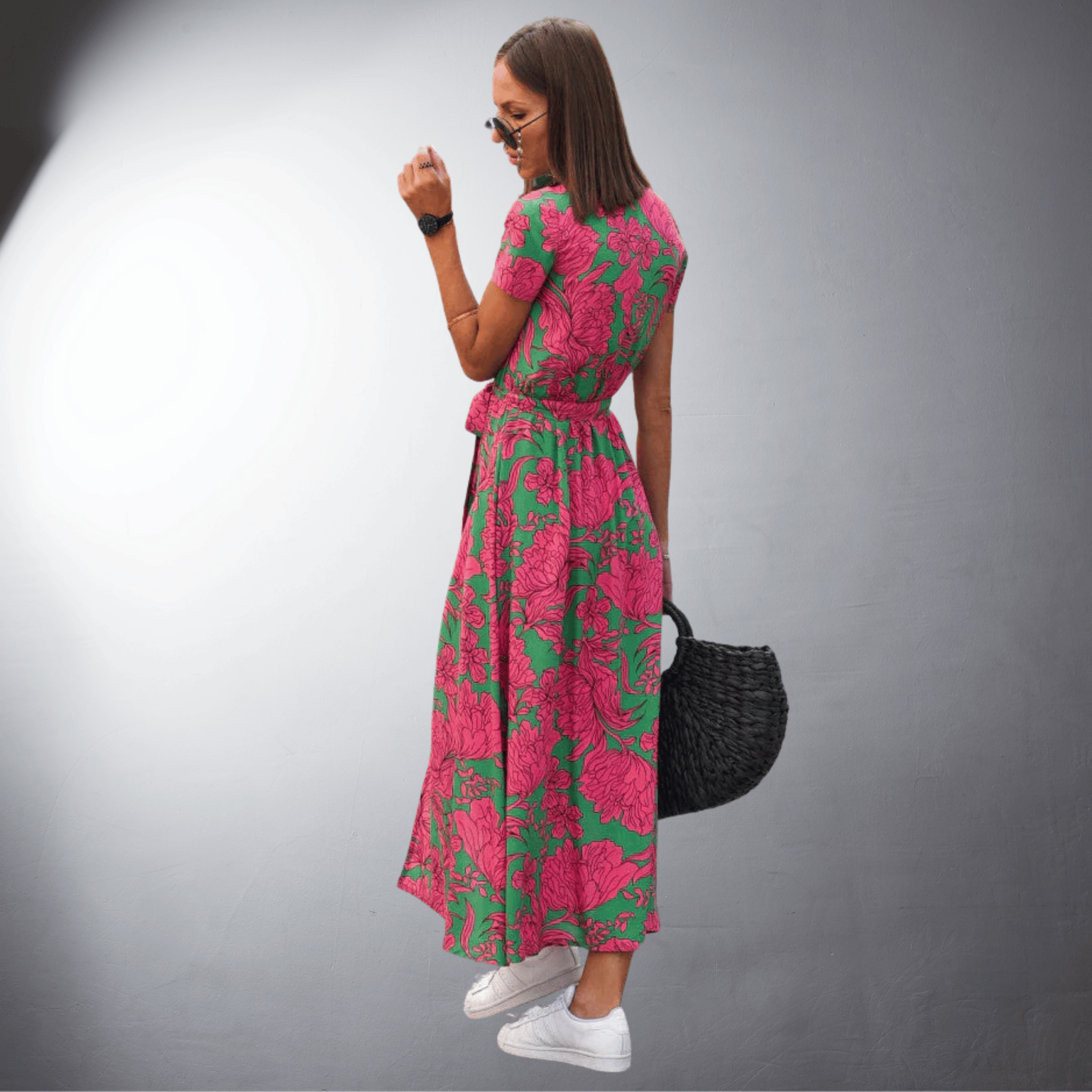 Ketty | Abito a Portafoglio Fatto a Mano in Materiale Premium