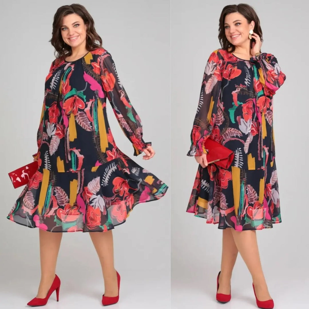 Camellia™ | Floral Midi Dress