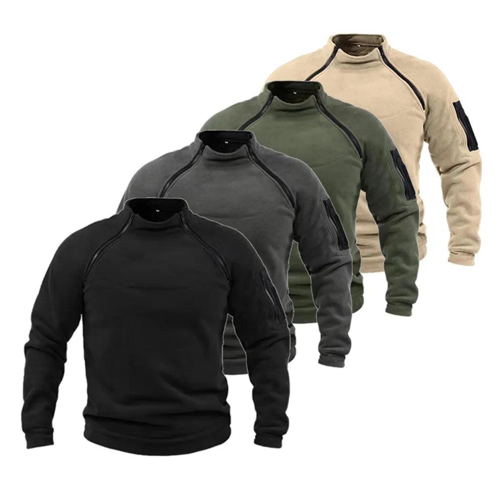 Victor - Taktischer Militär-Zipper-Sweatshirt für Herren
