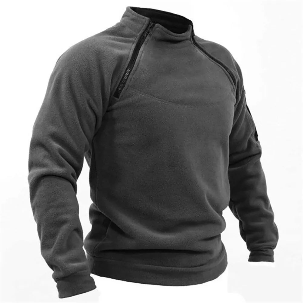 Victor - Taktischer Militär-Zipper-Sweatshirt für Herren