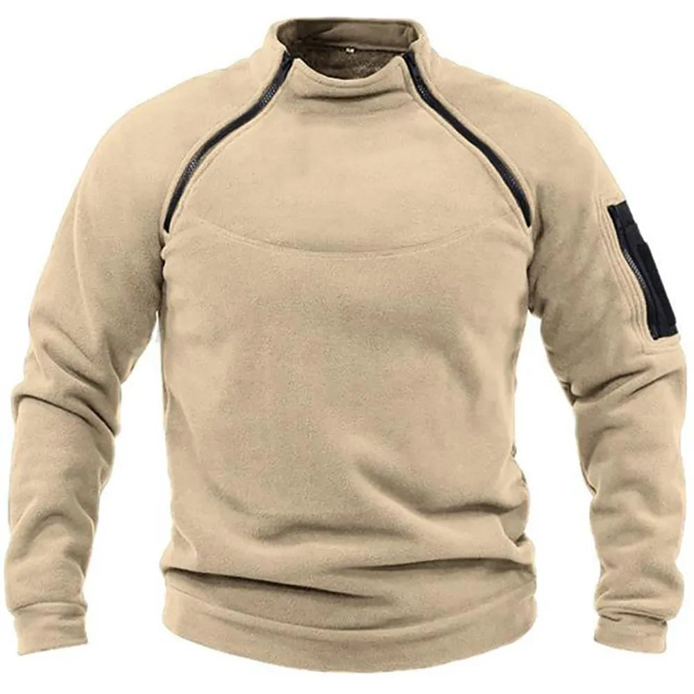 Victor - Taktischer Militär-Zipper-Sweatshirt für Herren