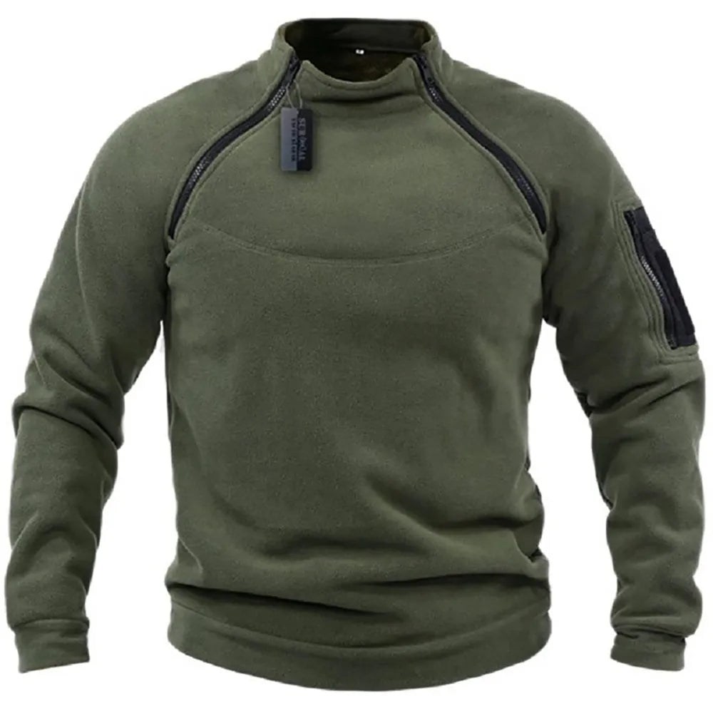 Victor - Taktischer Militär-Zipper-Sweatshirt für Herren