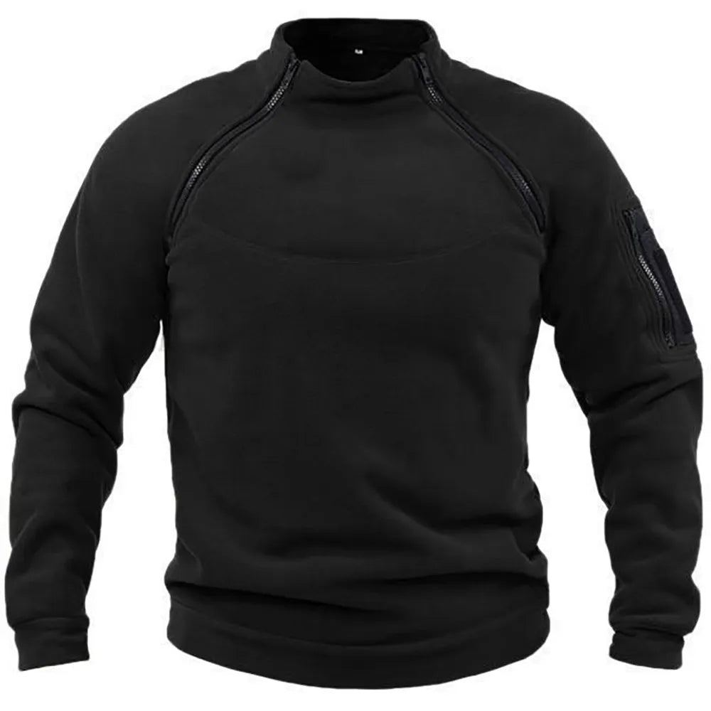 Victor - Taktischer Militär-Zipper-Sweatshirt für Herren