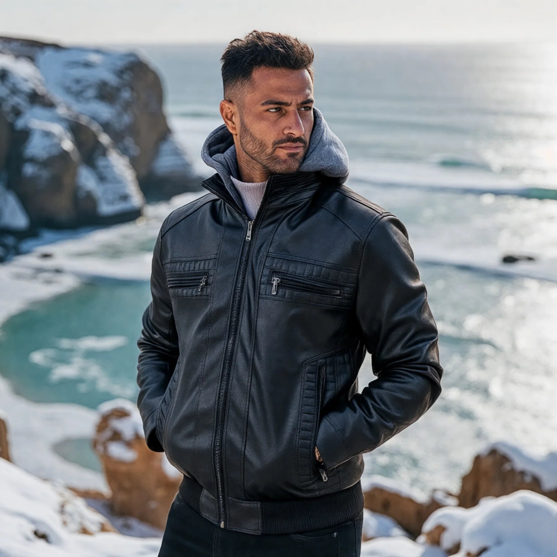 Brad® | Winter Jacket in Leather