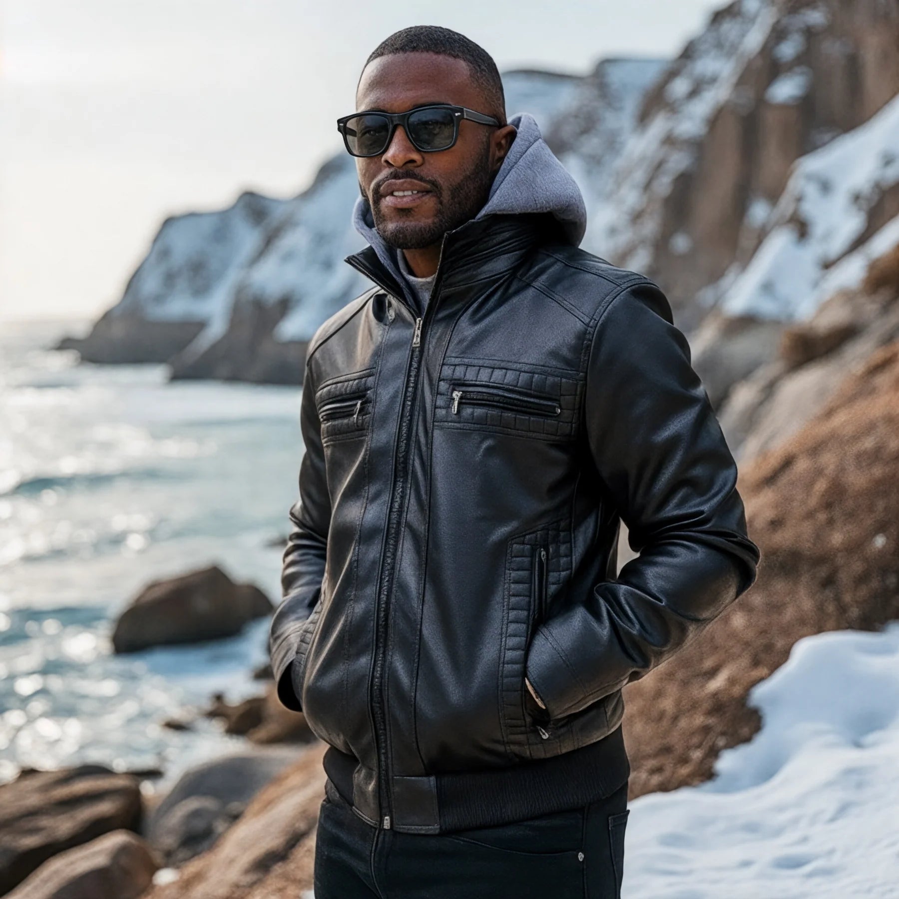 Brad® | Winter Jacket in Leather