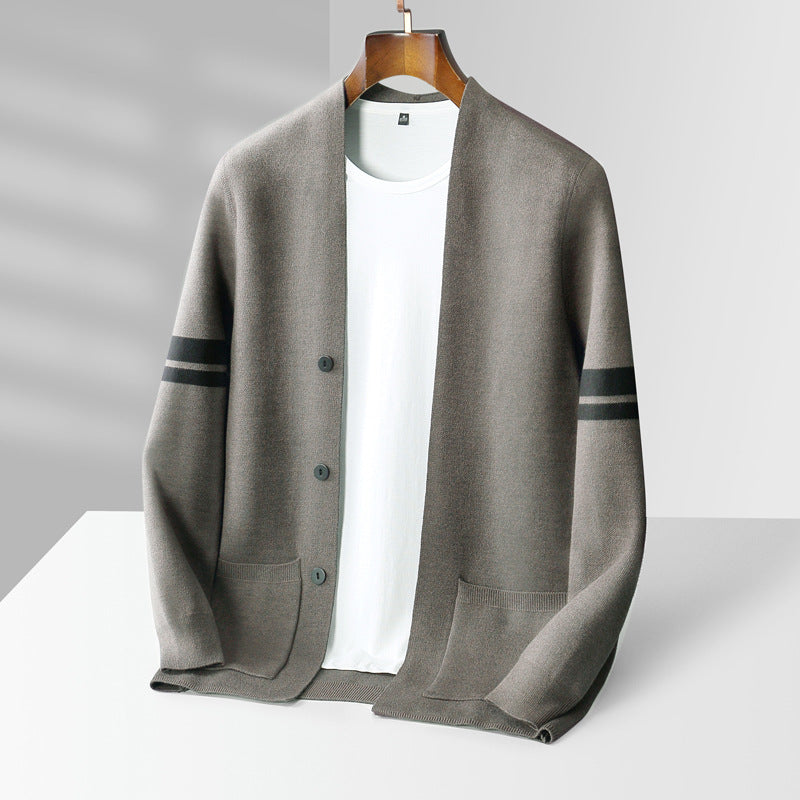 Joshua™ | Cardigan en Laine Mérinos de Style Luxueux