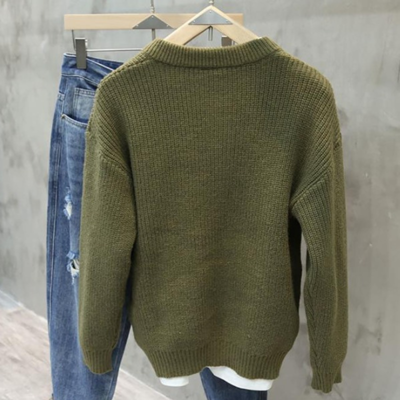 BelleYork | American Retro Henley Pullover