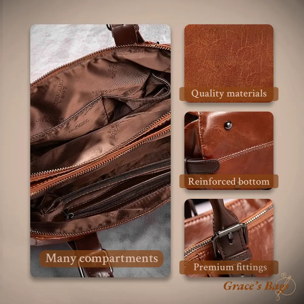 Charlotte® | Elegant Leather Bag