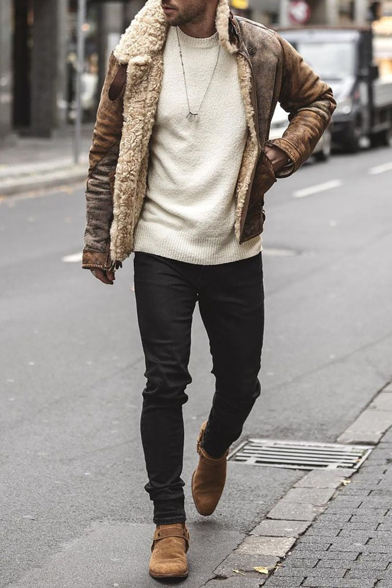 Suede Winter Jacket