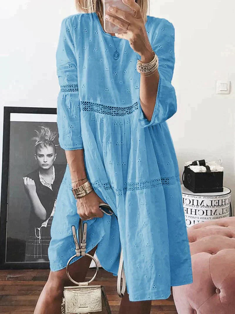 Kayla - Stickerei Kleid