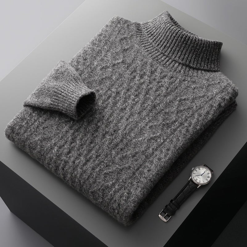 Lorenzo Cashmere Turtle Neck