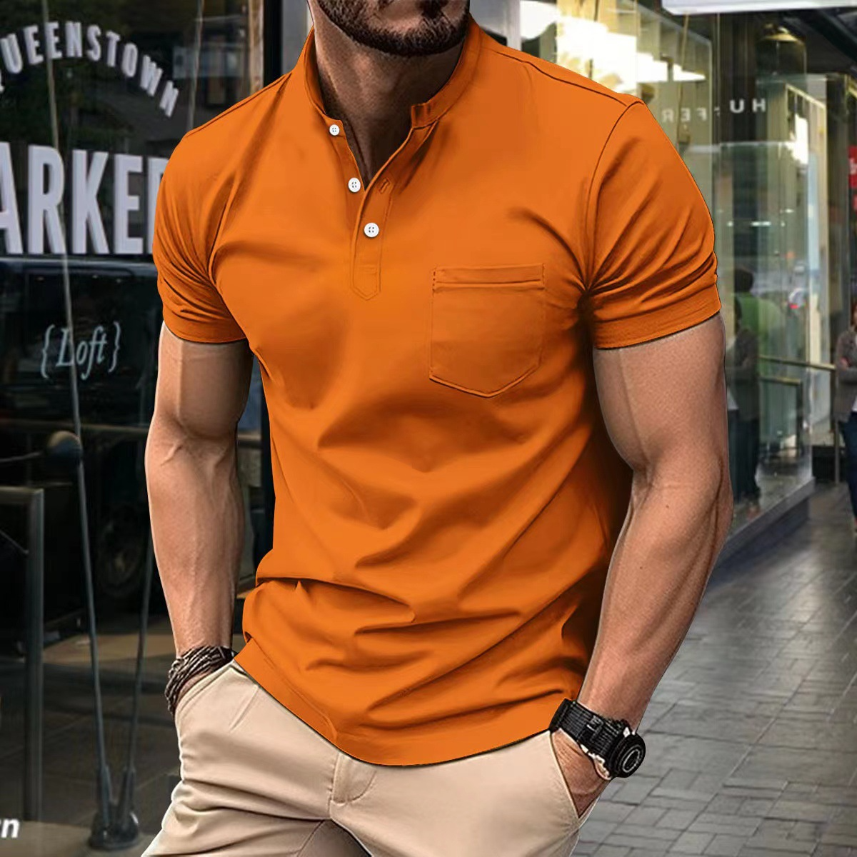 Julian® | Sculpted V-Neck T-Shirt