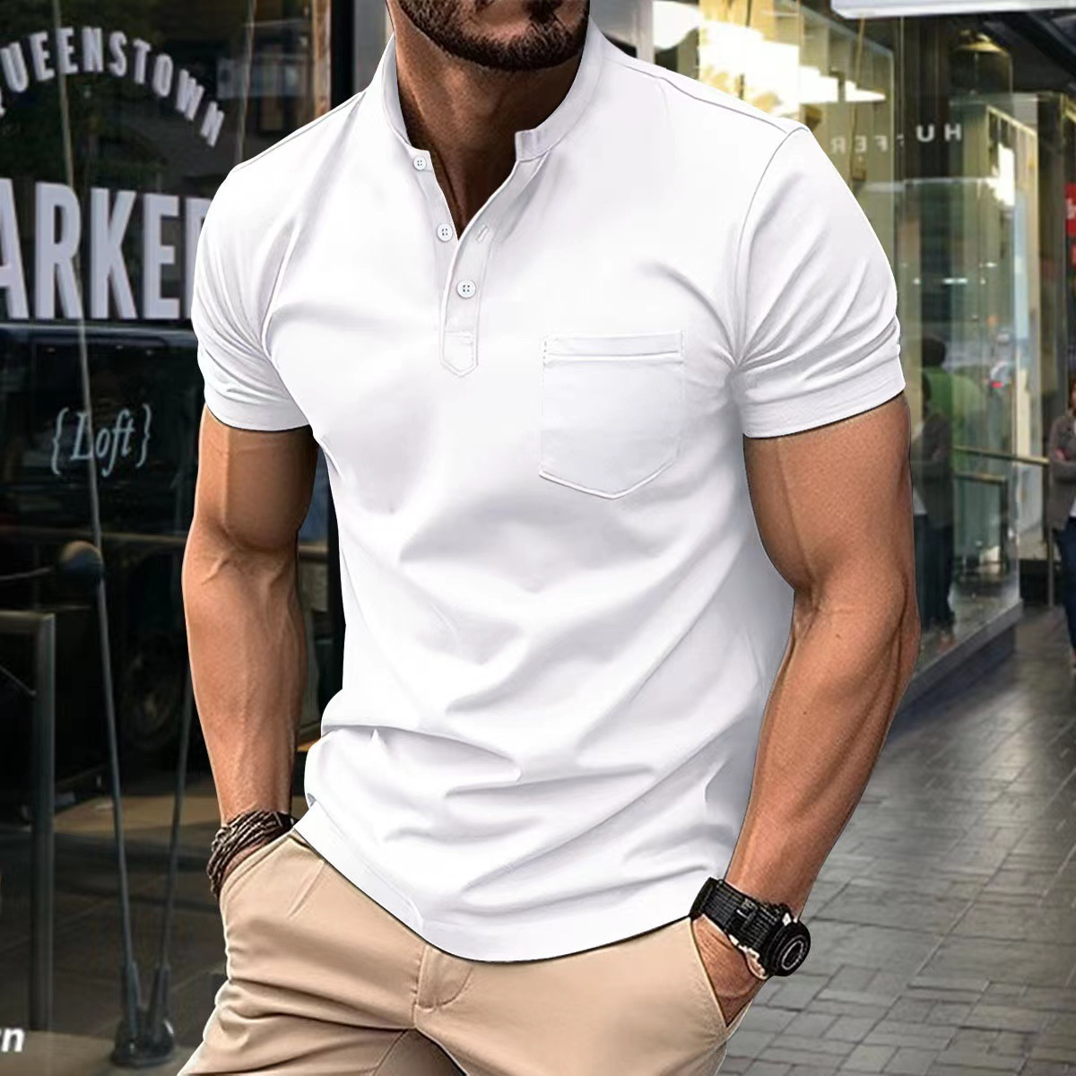 Julian® | Sculpted V-Neck T-Shirt