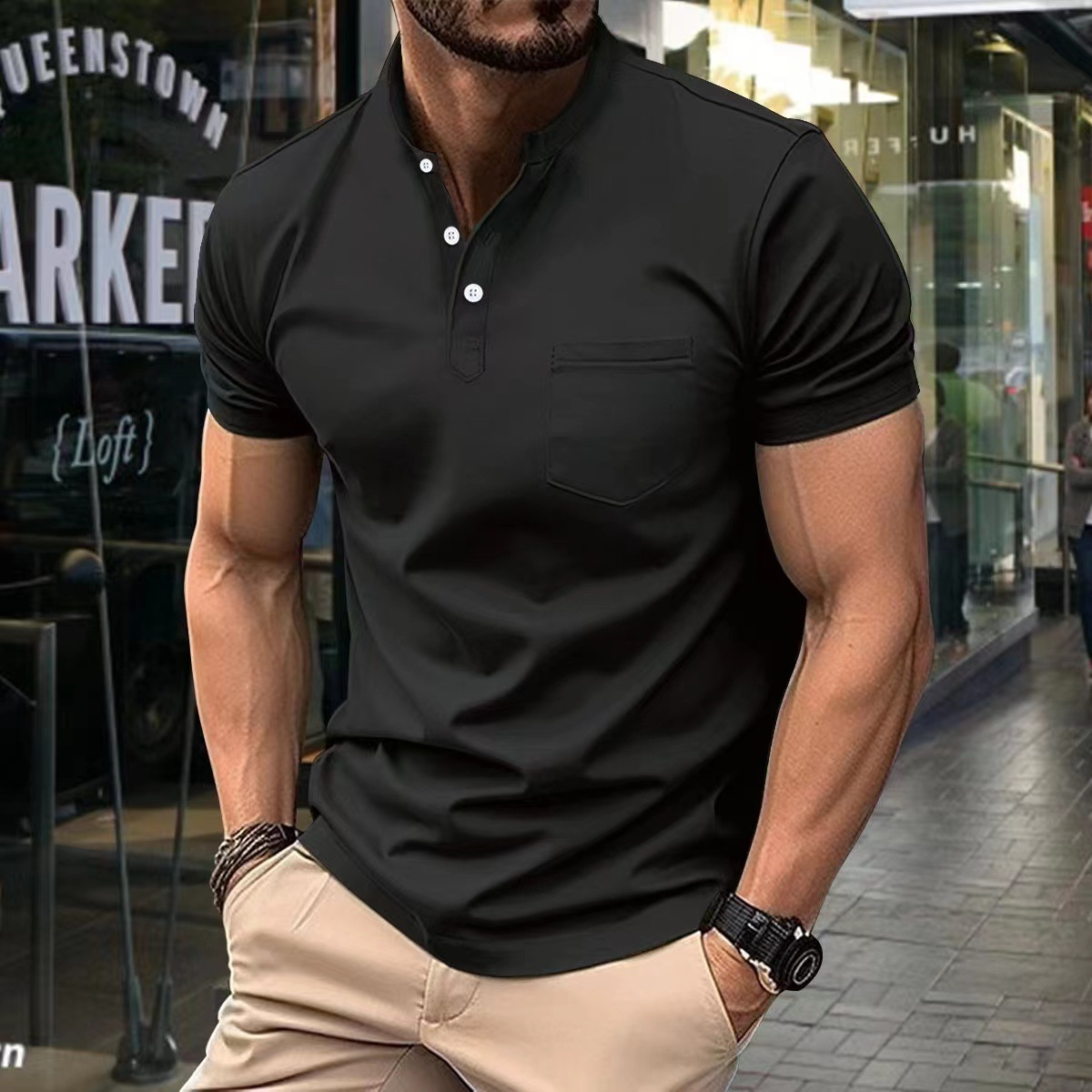 Julian® | Sculpted V-Neck T-Shirt