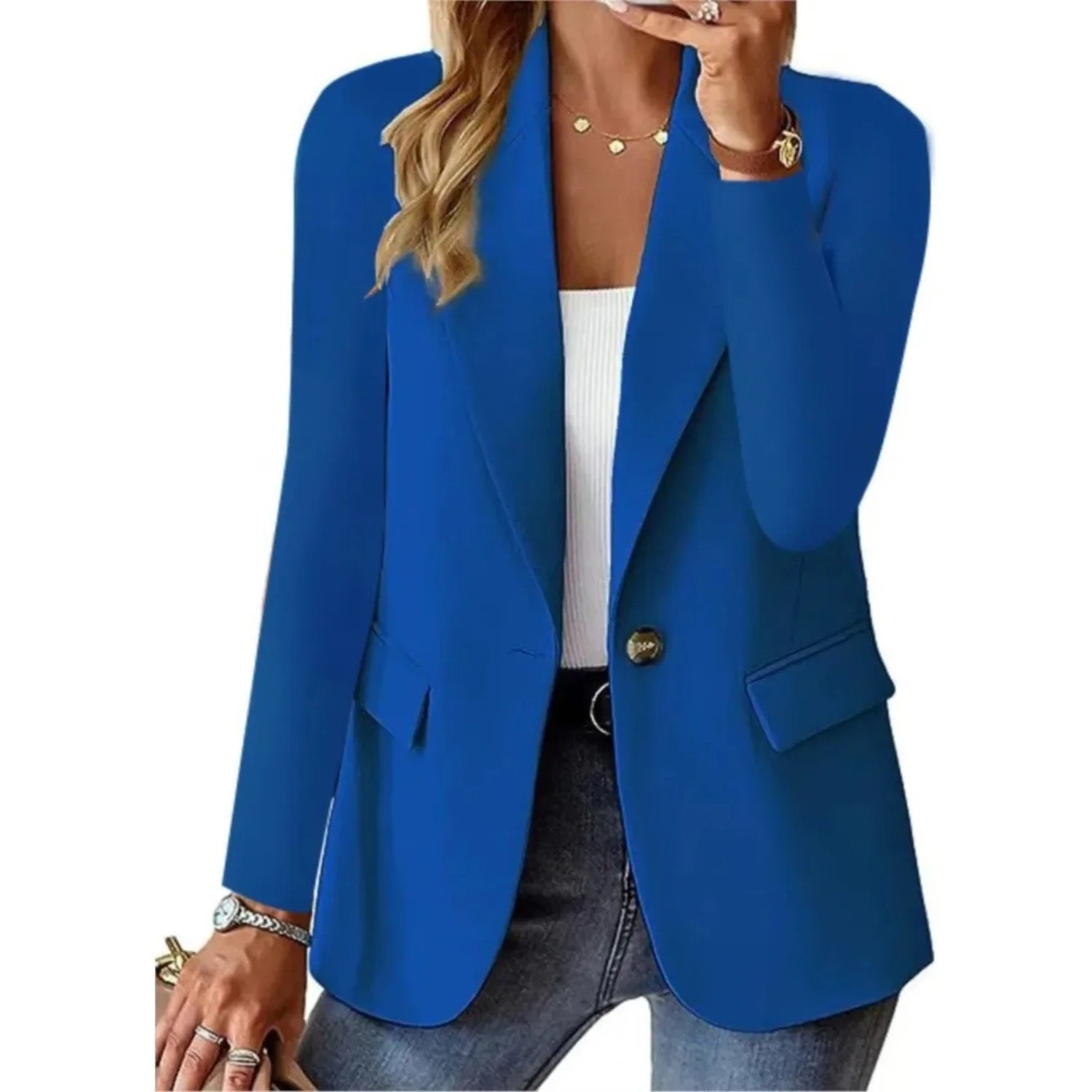 Sandra | Blazer Sophistiqué À Manches Longues