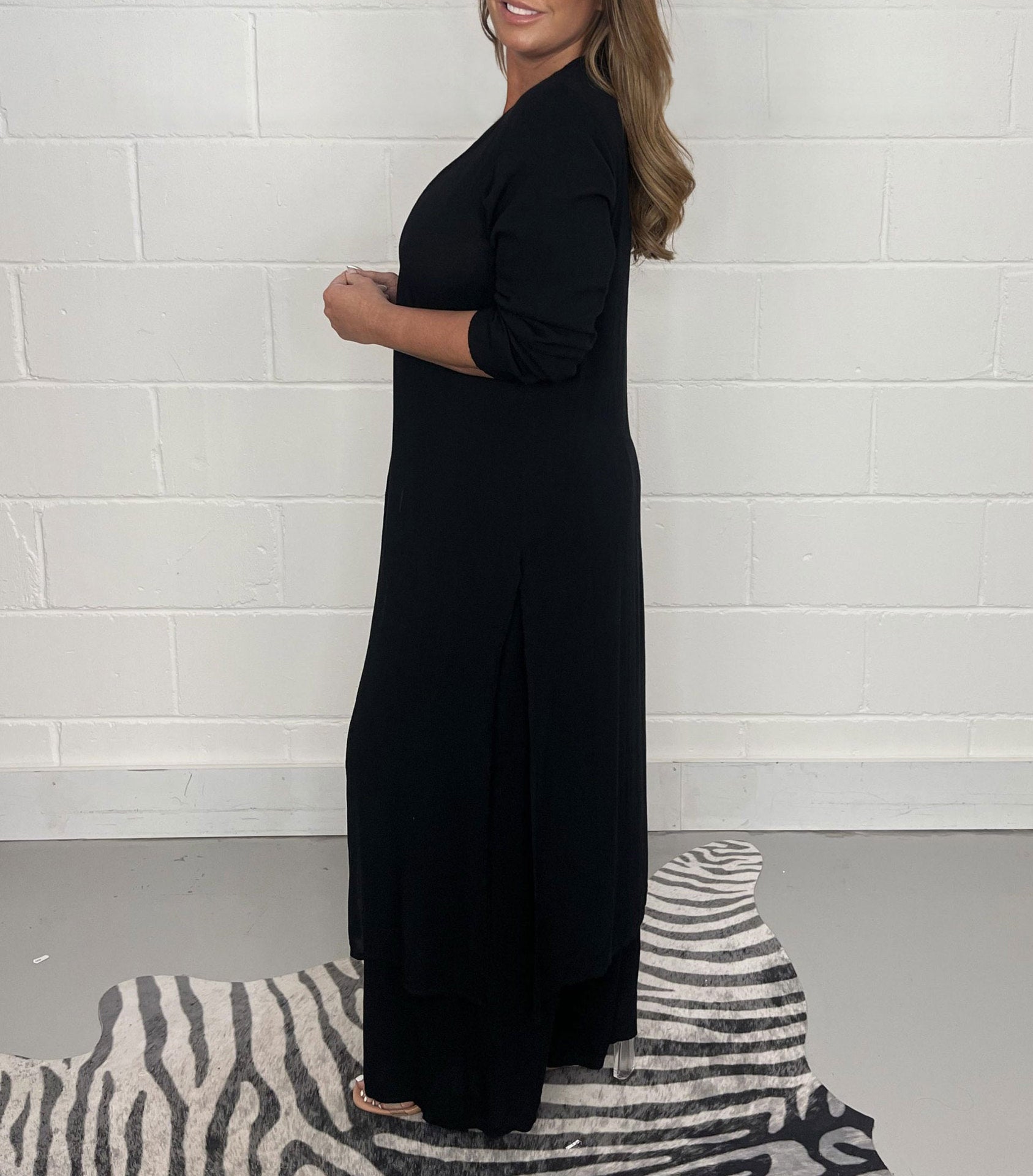 Alejandra - Lässig V-Ausschnitt Zweiteilig Satz